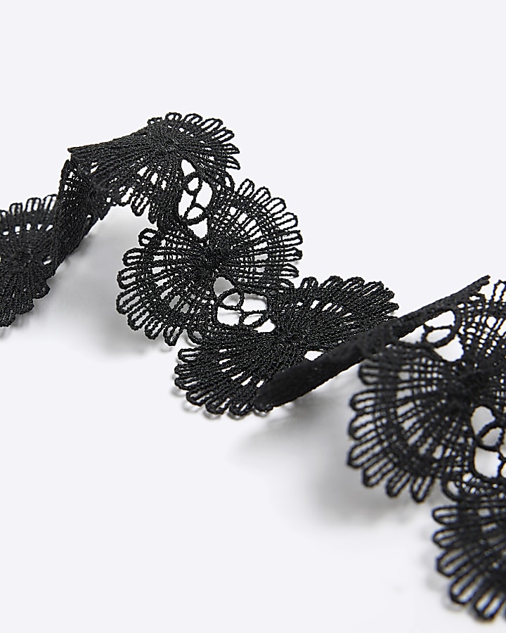 Black Lace Choker Necklace