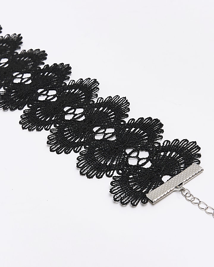 Black Lace Choker Necklace