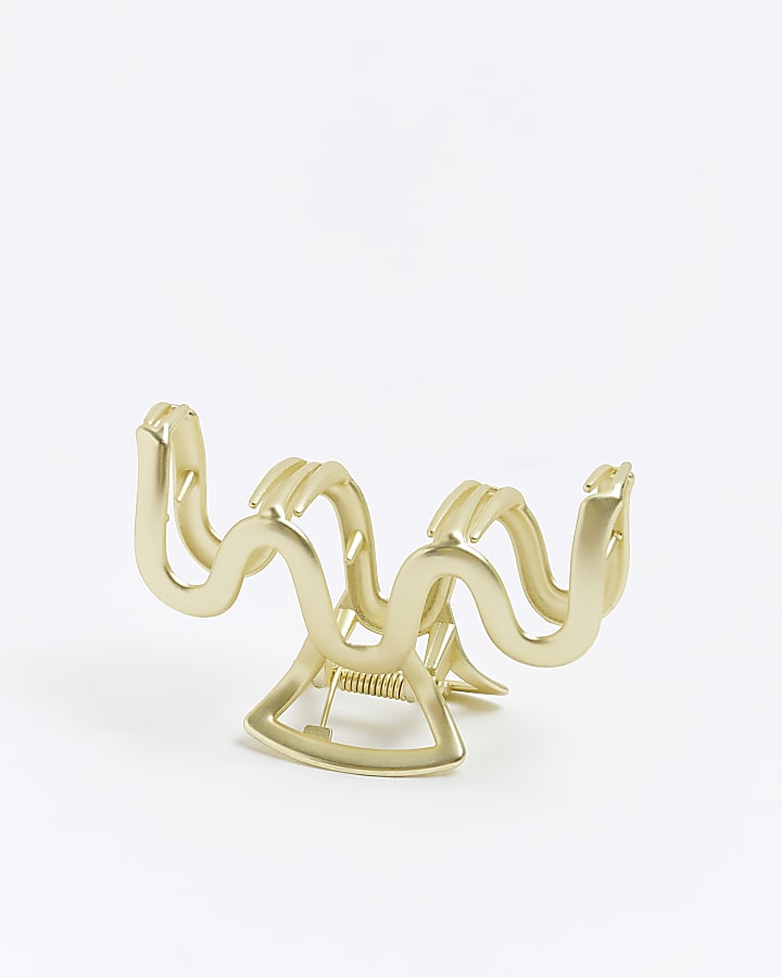 Gold Wiggle Hair Claw