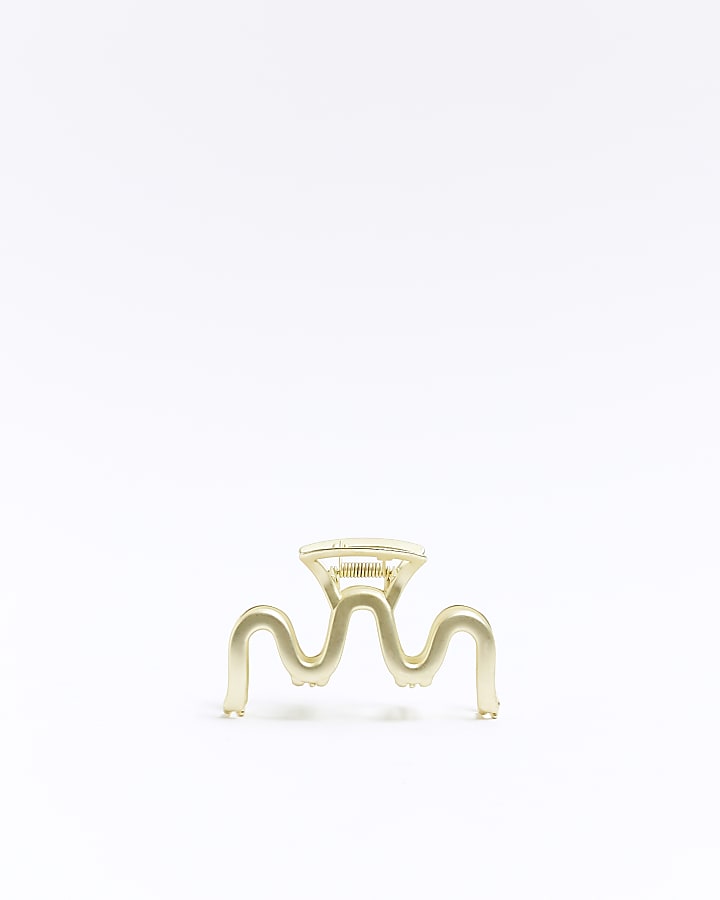 Gold Wiggle Hair Claw