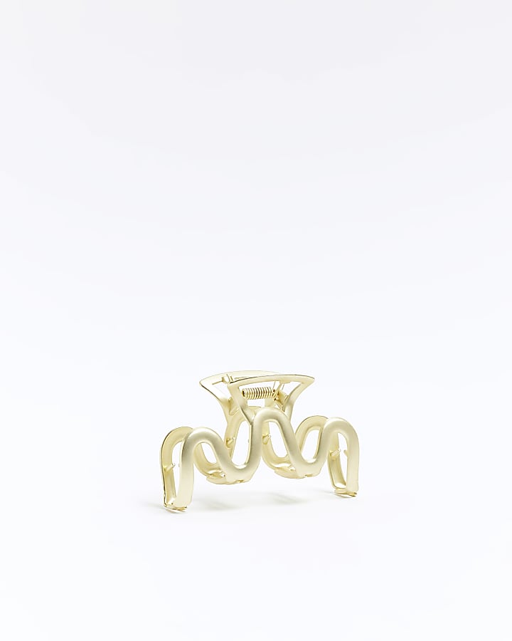 Gold Wiggle Hair Claw