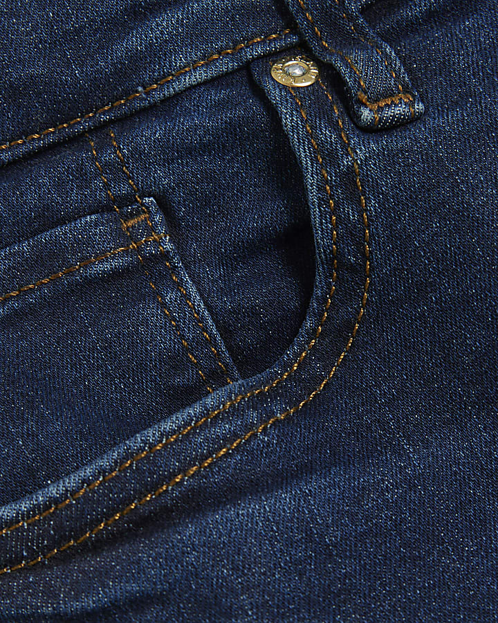 Blue high waisted flare jeans
