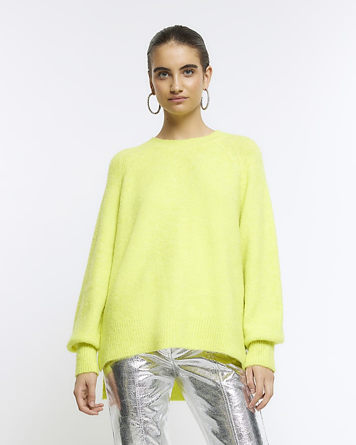 Fluro green jumper best sale