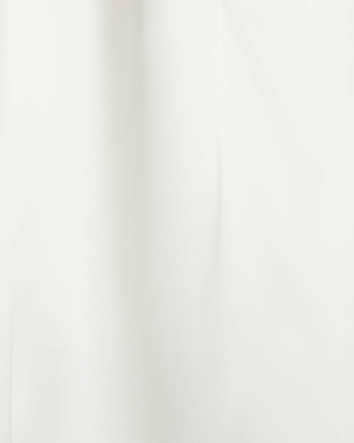 White satin strap cami top