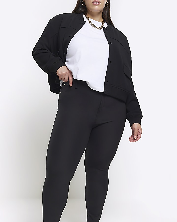 Plus black Molly skinny Jeans