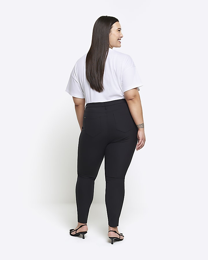 Plus black Molly skinny Jeans