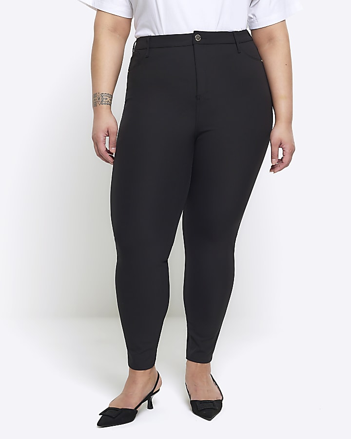 Plus black Molly skinny Jeans