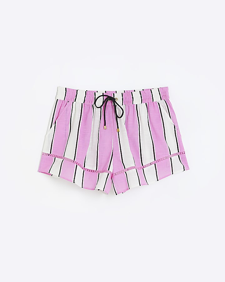 Pink stripe shorts