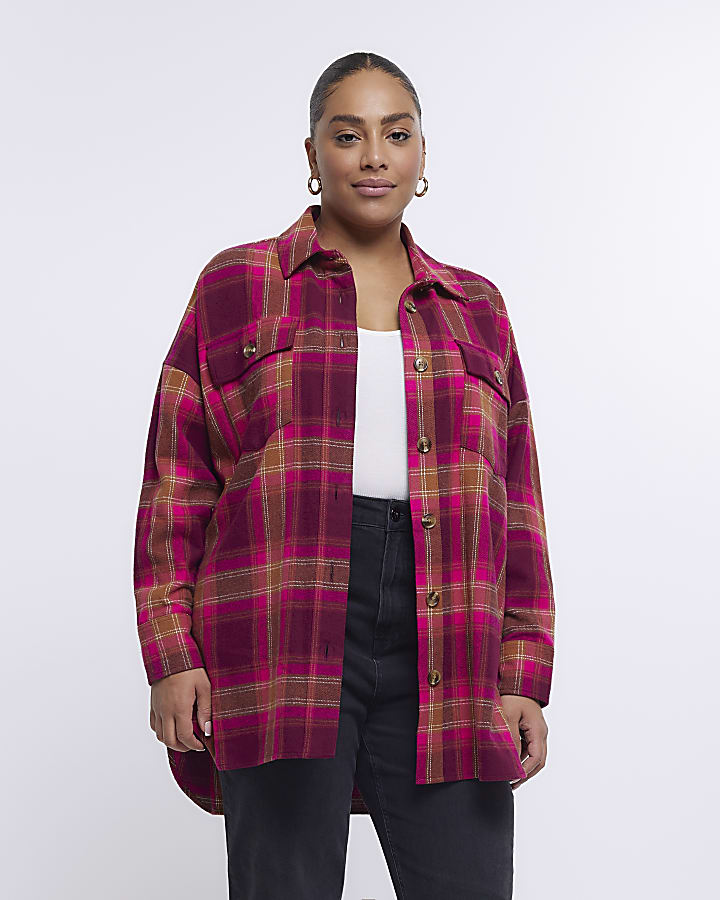 Checked shirt womens river island deals