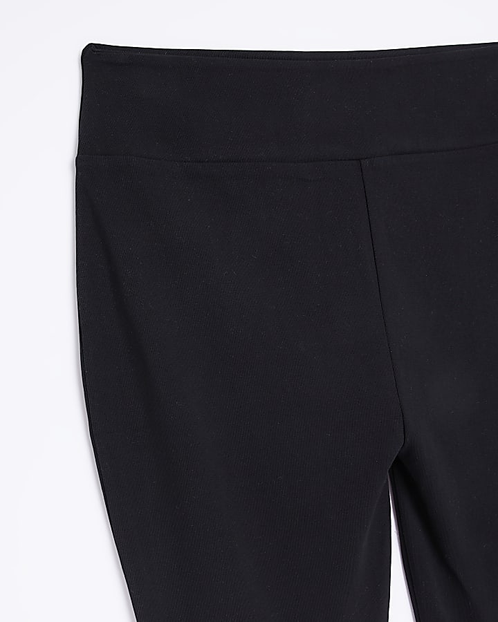 Plus black high waisted leggings