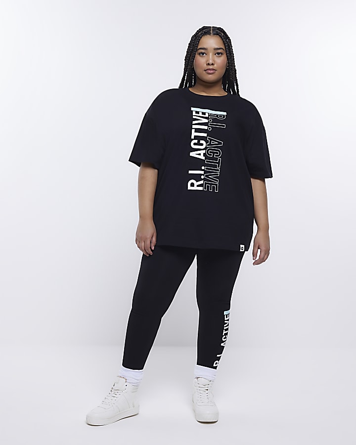 Plus black RI Active leggings