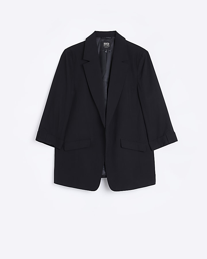 Plus black blazer