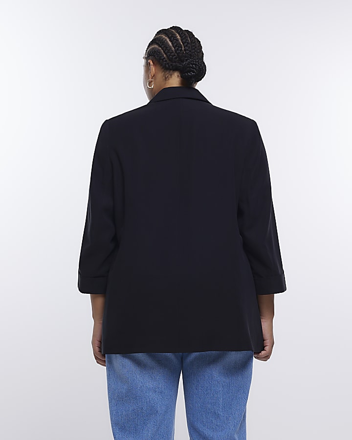 Plus black blazer