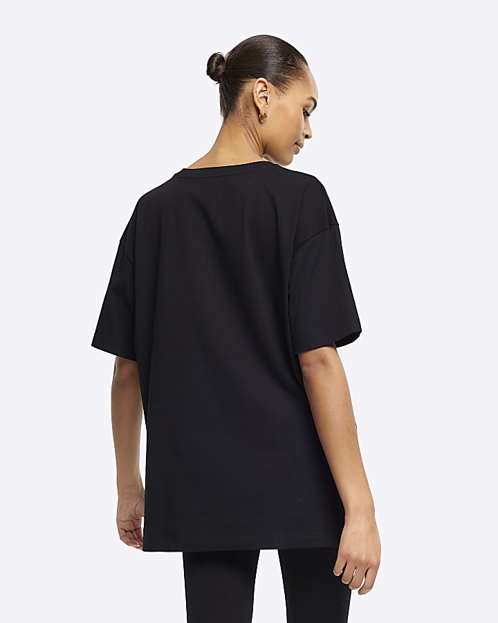 Black RI Active graphic t-shirt