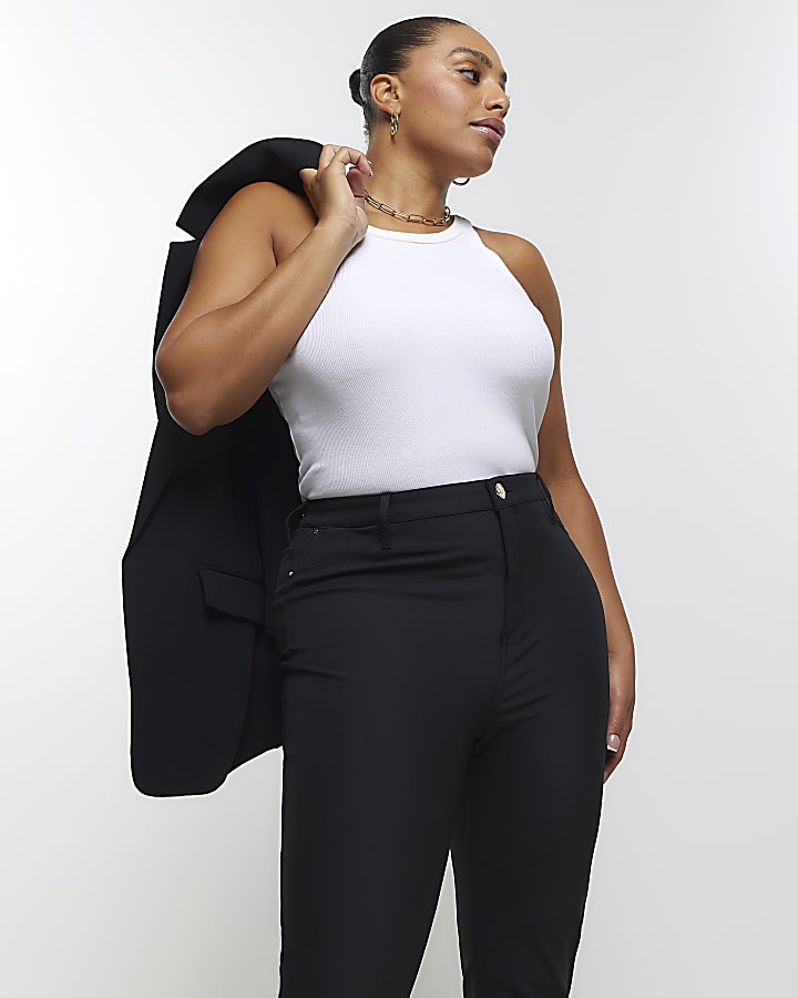 Plus black Molly skinny Jeans