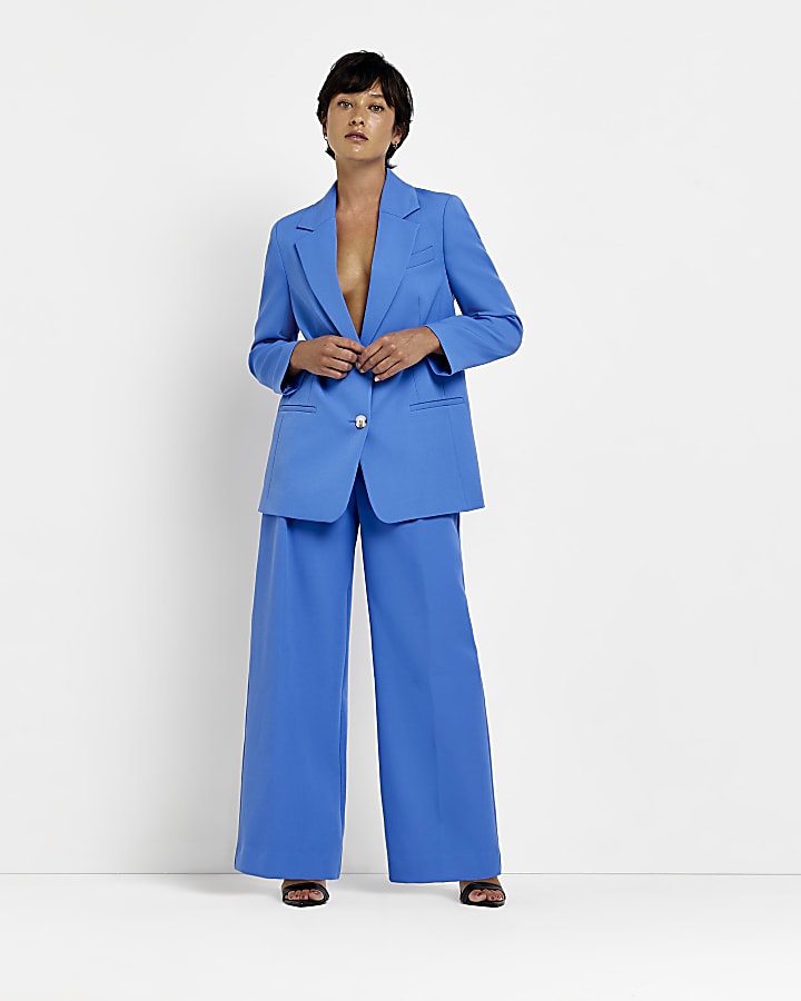 Petite blue blazer