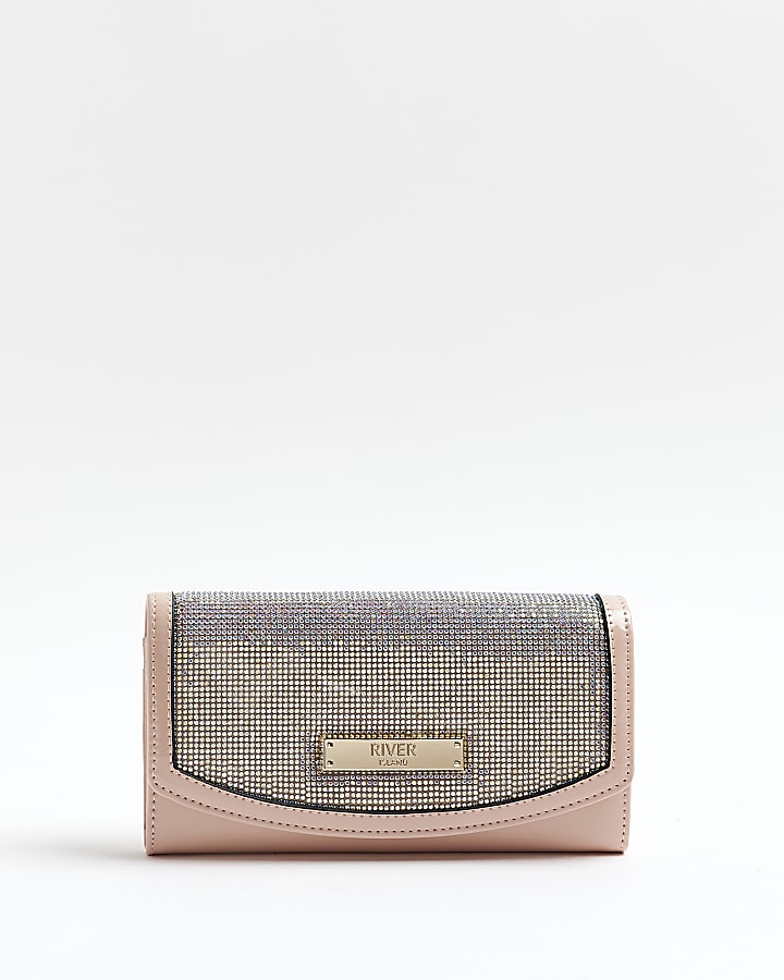 River island pink purse sale