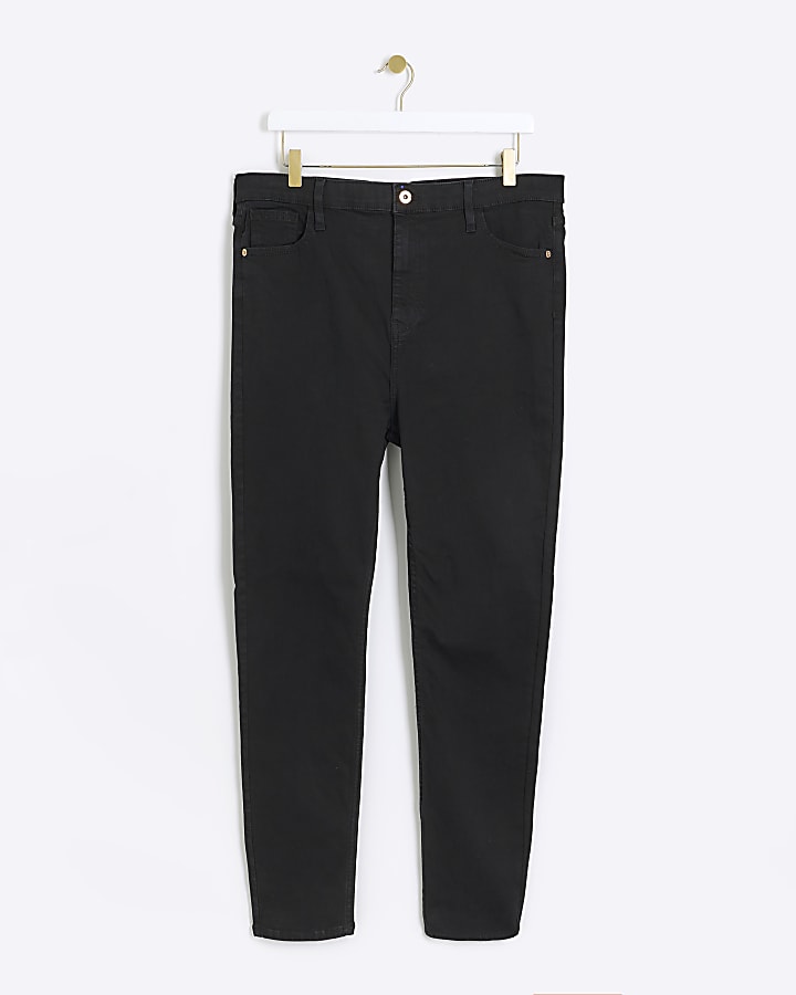 Black high waisted skinny jeans