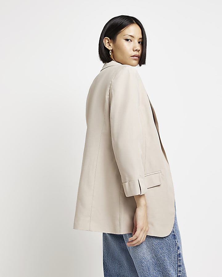 Stone casual blazer