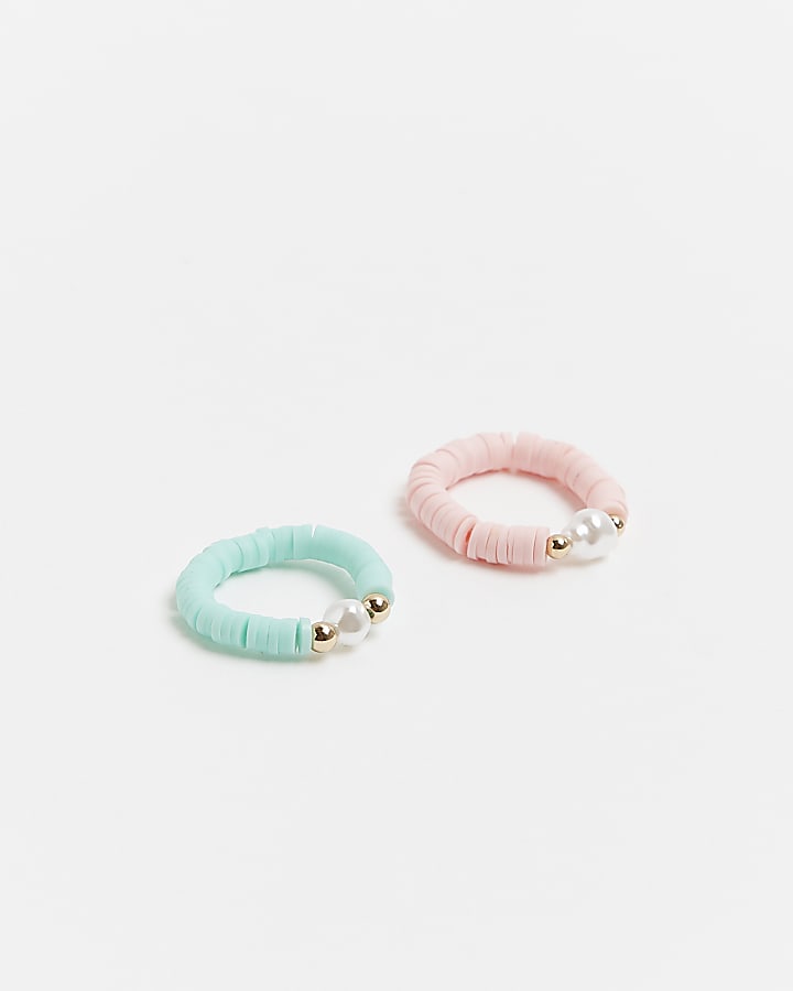 Pink pearl ring multipack