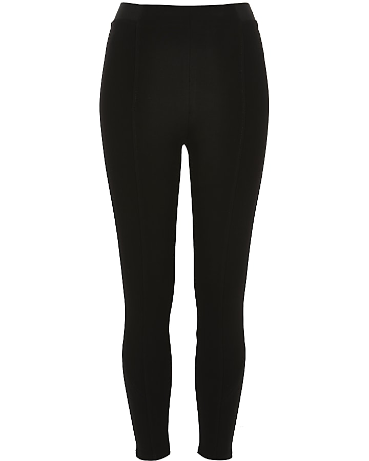 Black high waisted Ponte leggings
