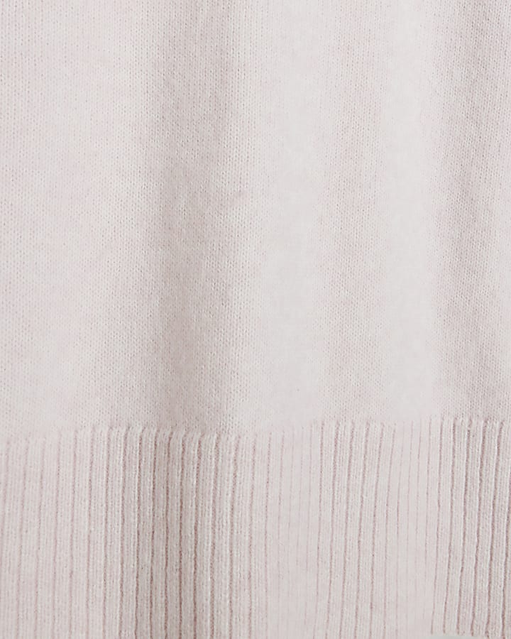 Pink cuff detail jumper