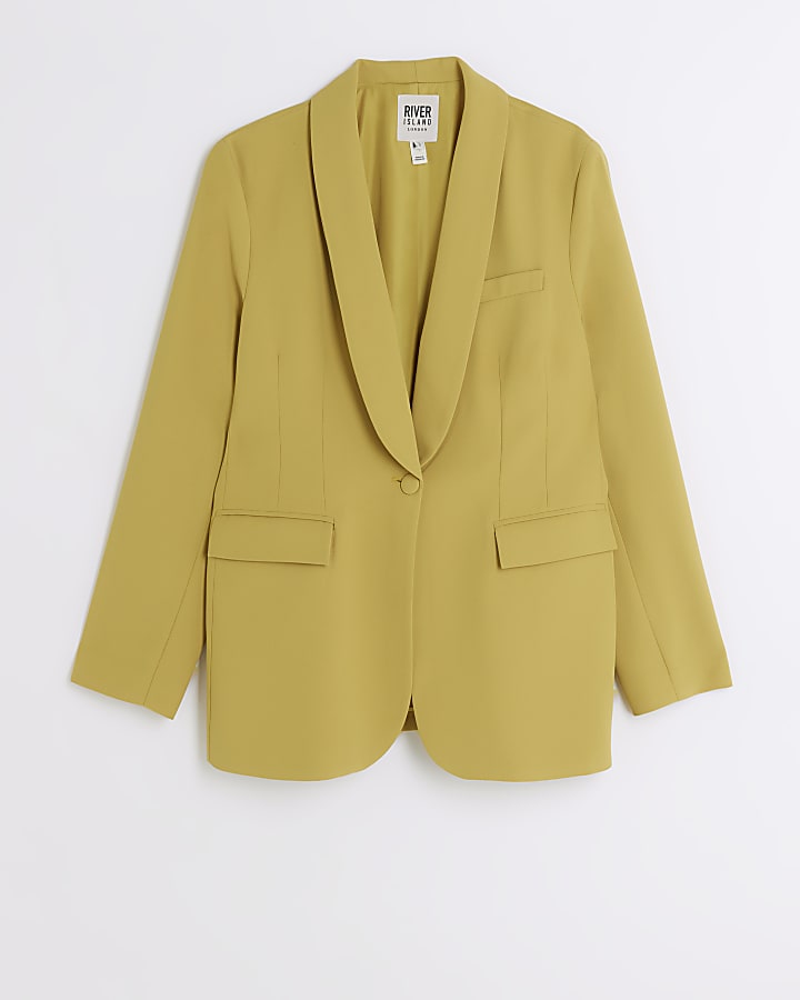 Yellow smart blazer