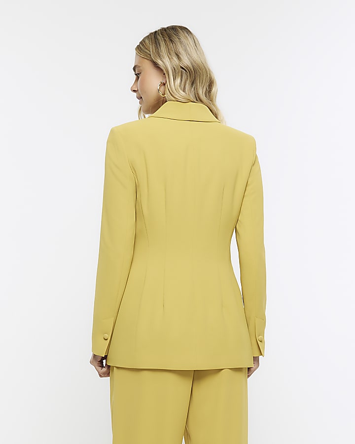 Yellow smart blazer