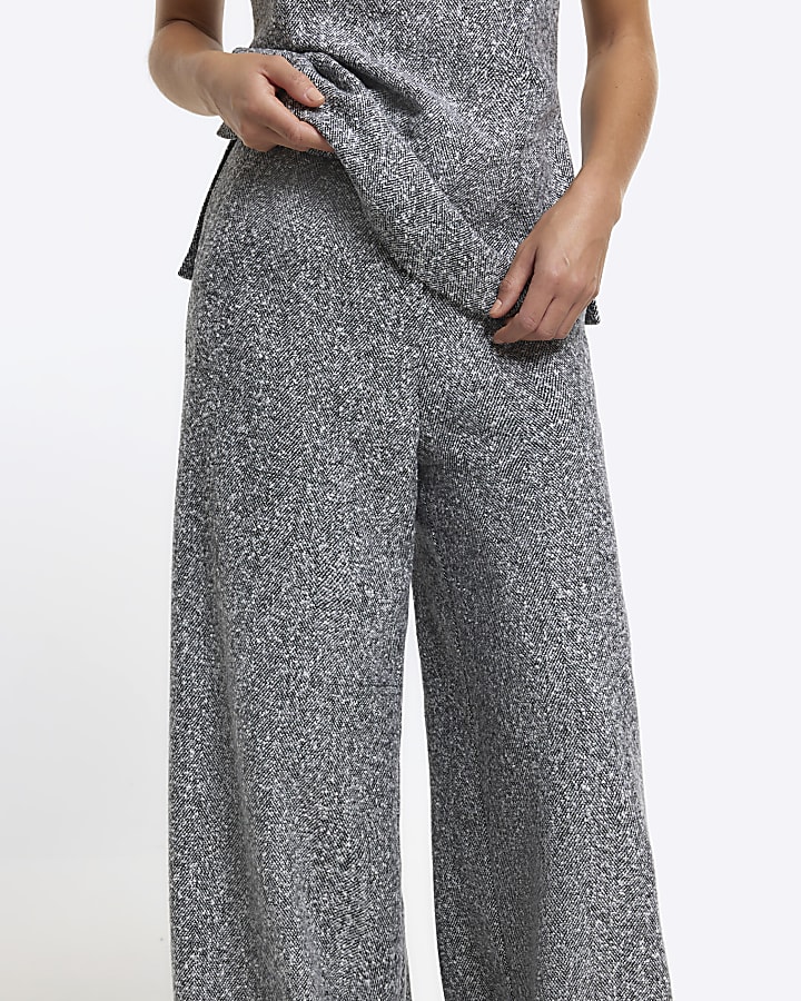 Grey RI Studio wide leg trousers