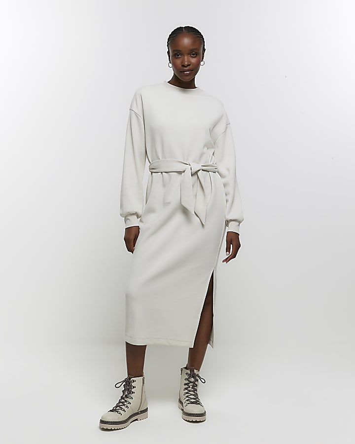 Sweatshirt midi dress online