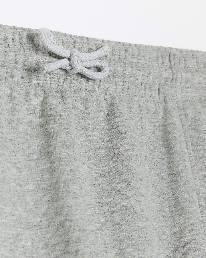 Plus grey sweat midi skirt