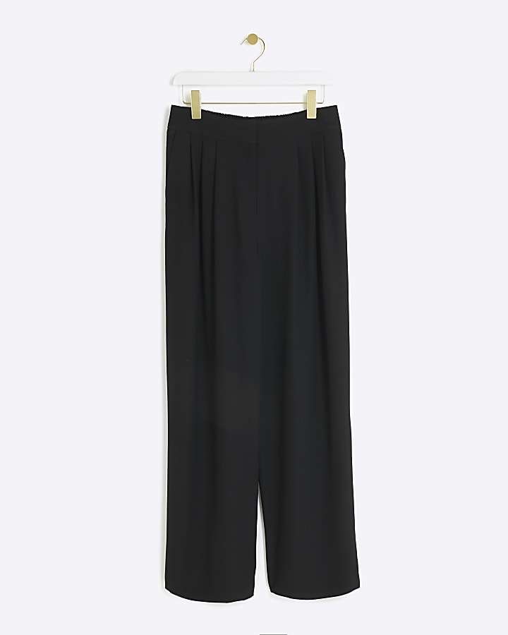 Black Wide Leg Trousers