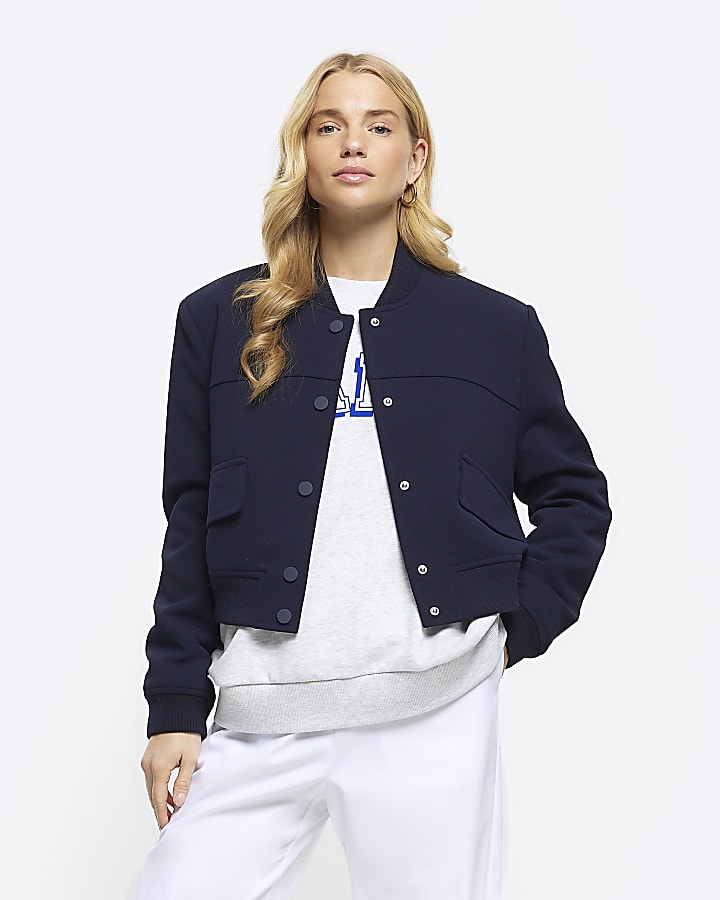 Bomber jacket navy hotsell