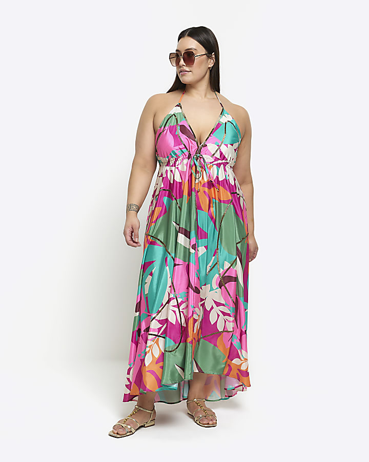 Plus size beach maxi dress best sale