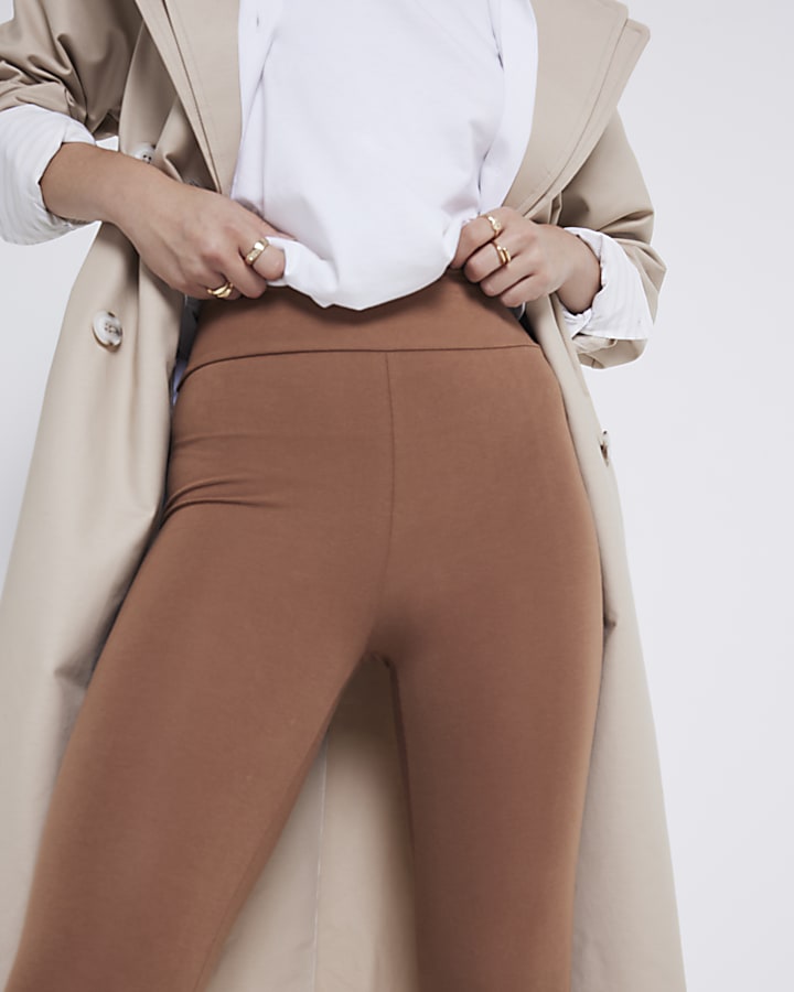 Light Brown High Waisted Leggings