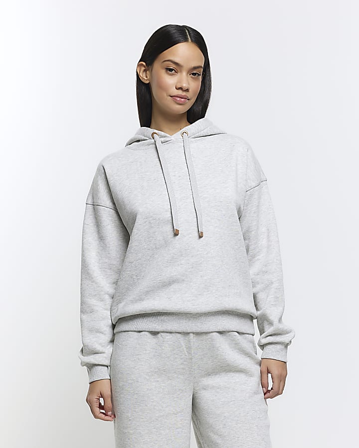 River island grey hoodie on sale