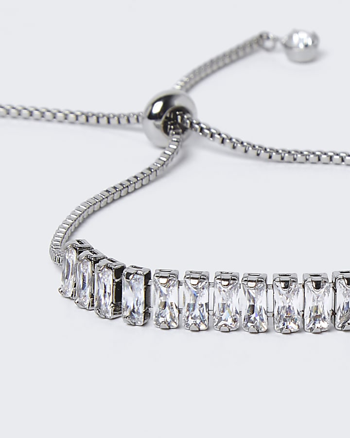 Silver Diamante Bracelet