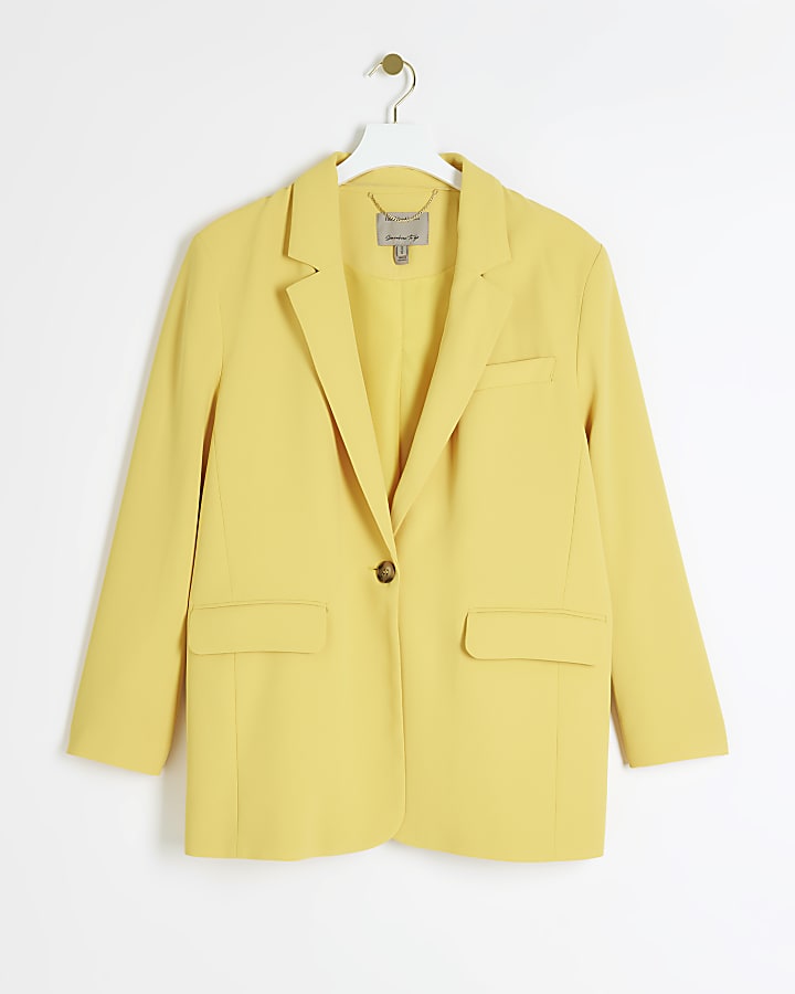 Yellow smart blazer