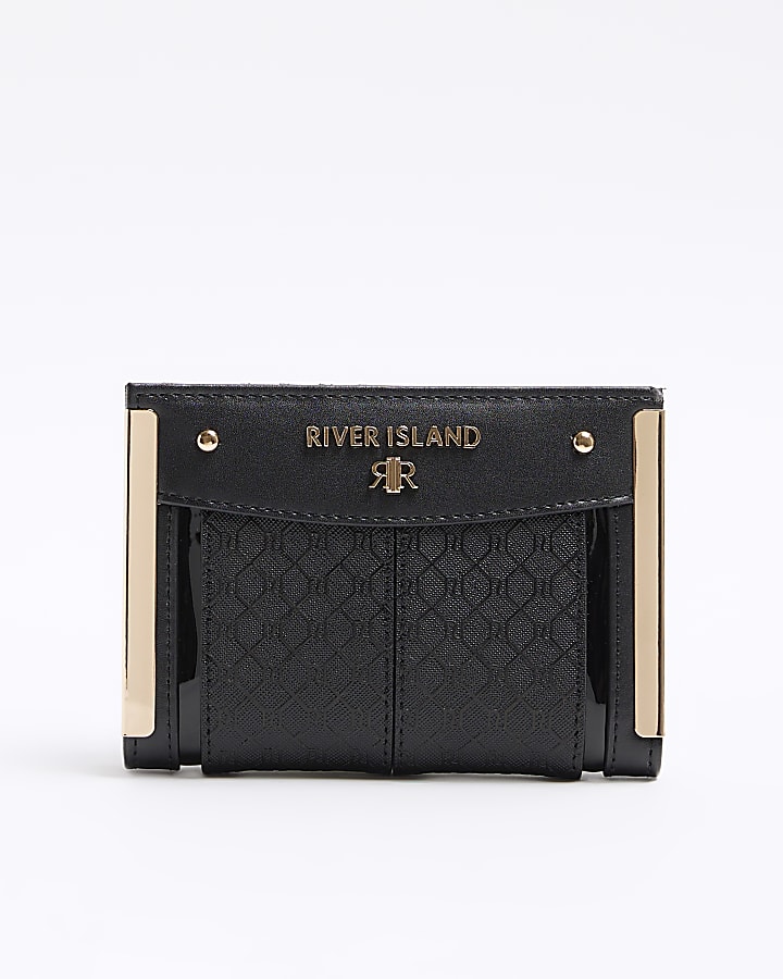 River island black purse sale