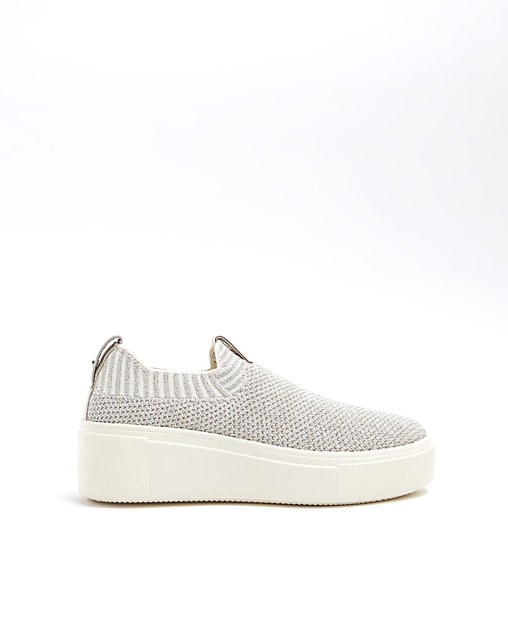 Knitted slip on trainers online