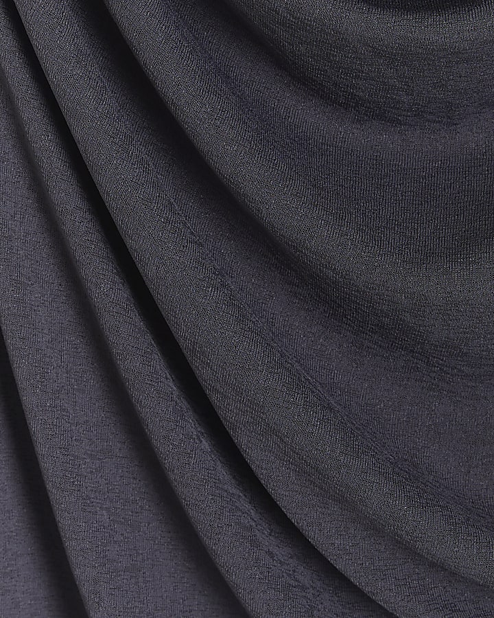 Grey cowl neck tank top