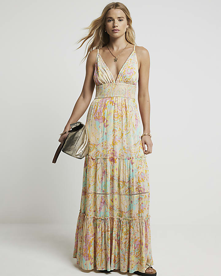 River island print dress sales