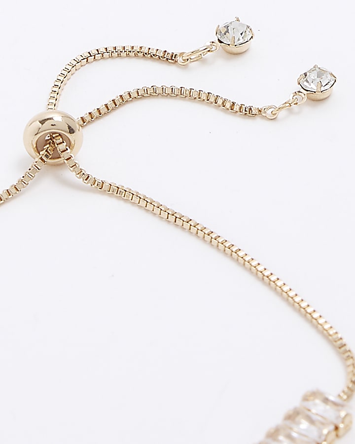 Gold Cubic Zirconia bracelet