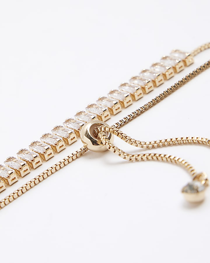 Gold Cubic Zirconia bracelet