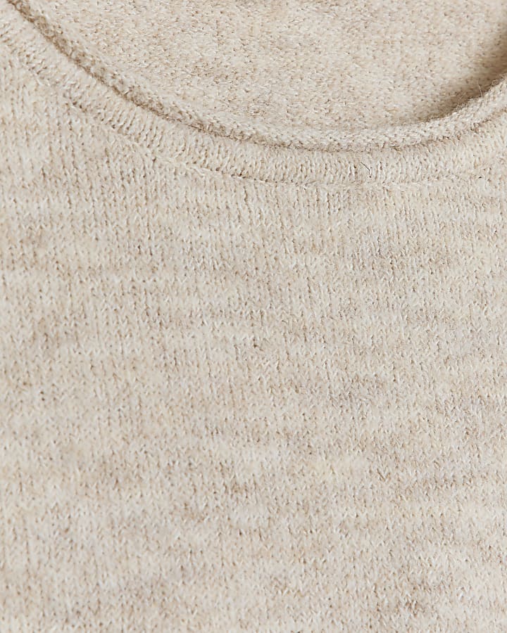 Beige knit jumper