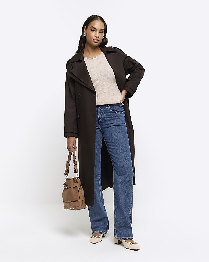 Beige knit jumper
