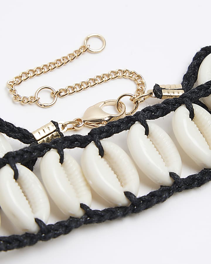 White Shell Choker Necklace