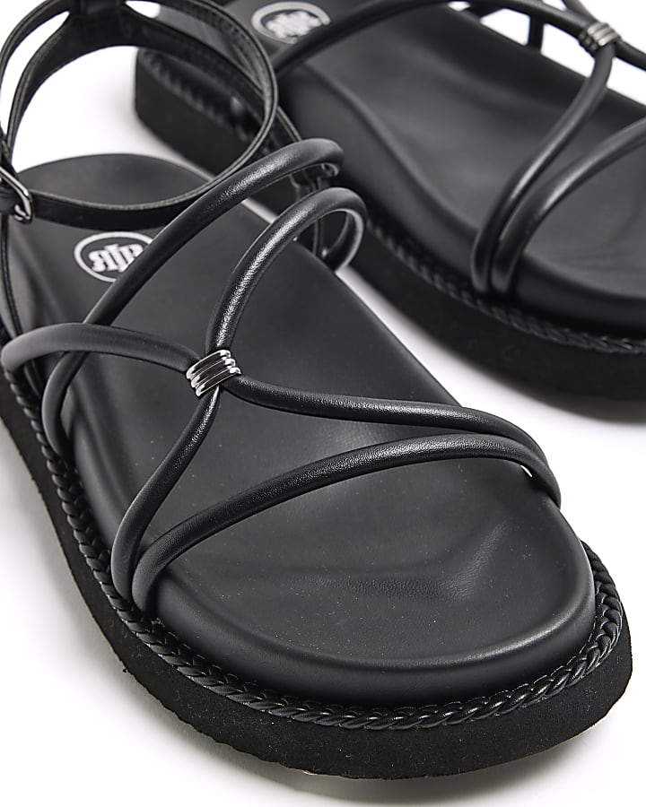 Black Strappy Sandals