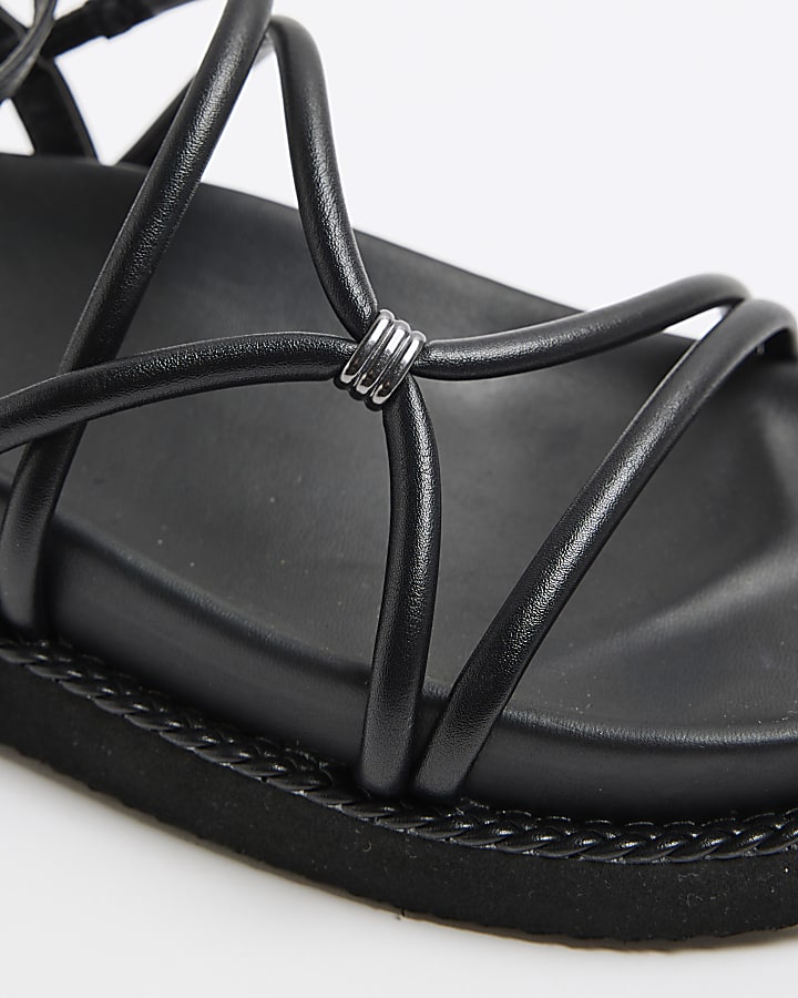 Black Strappy Sandals