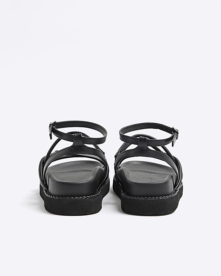 Black Strappy Sandals